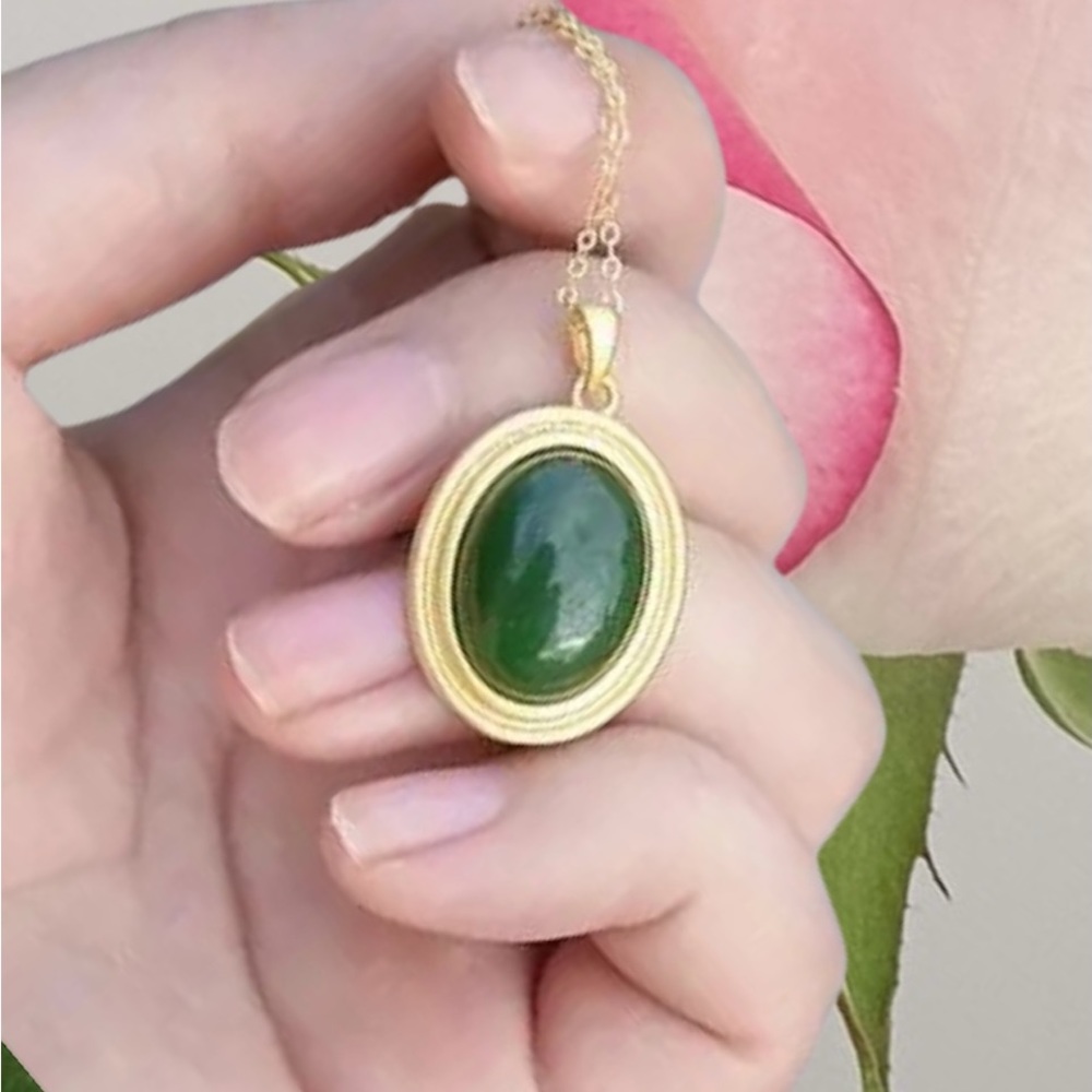 New- Jade Necklace, Natural Jade Necklace,  Jade Necklace For Women,  Real Jade